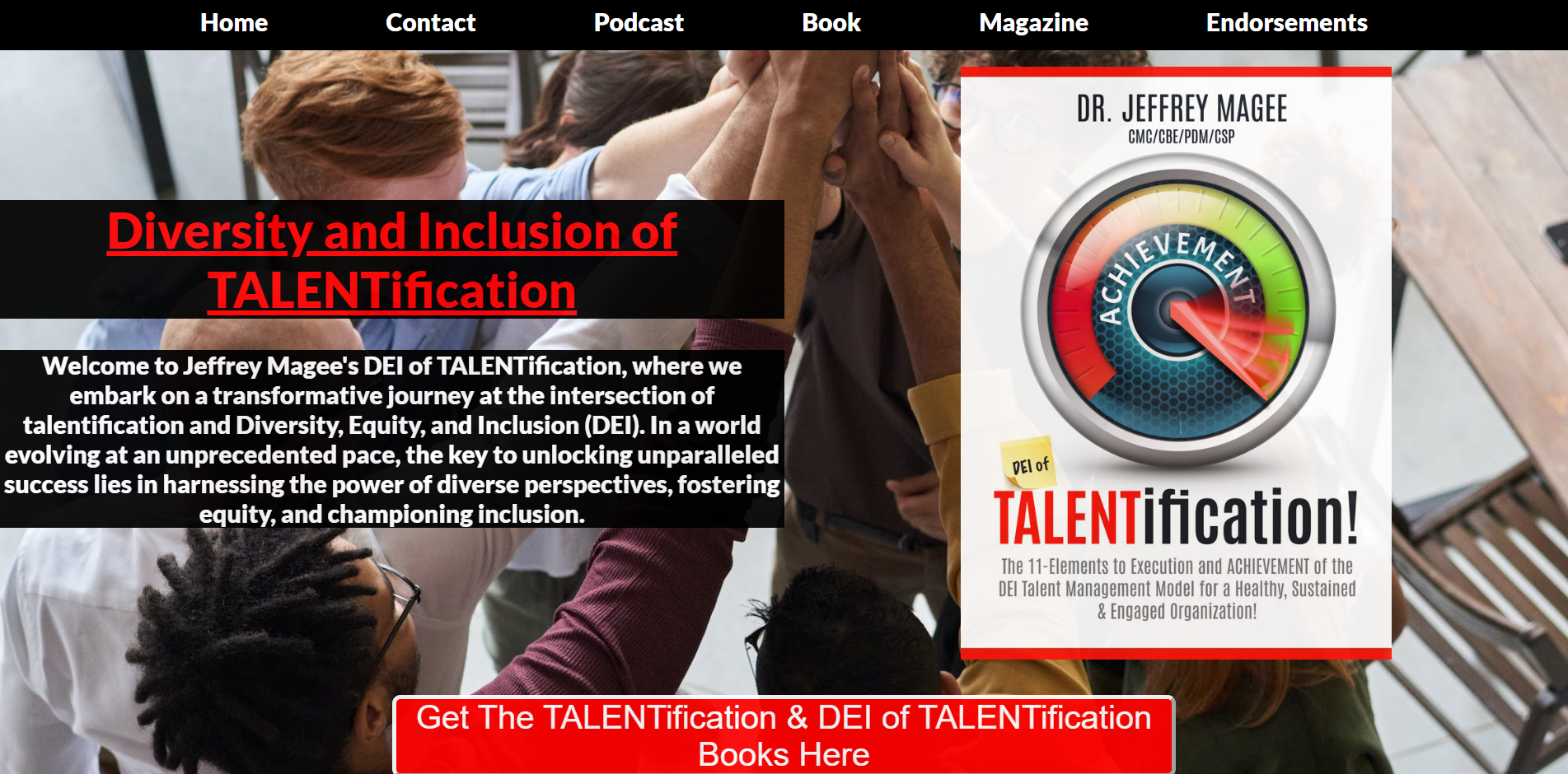 DEI Of Talentificatiion Homepage